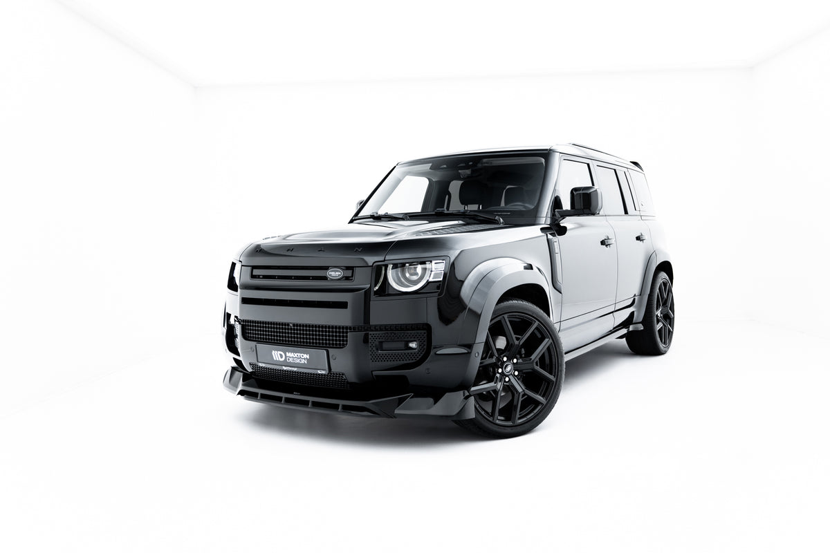 Street+ Spoilerlippe Front Ansatz passend für Land Rover Defender Mk4 schwarz Hochglanz – Ansicht 6