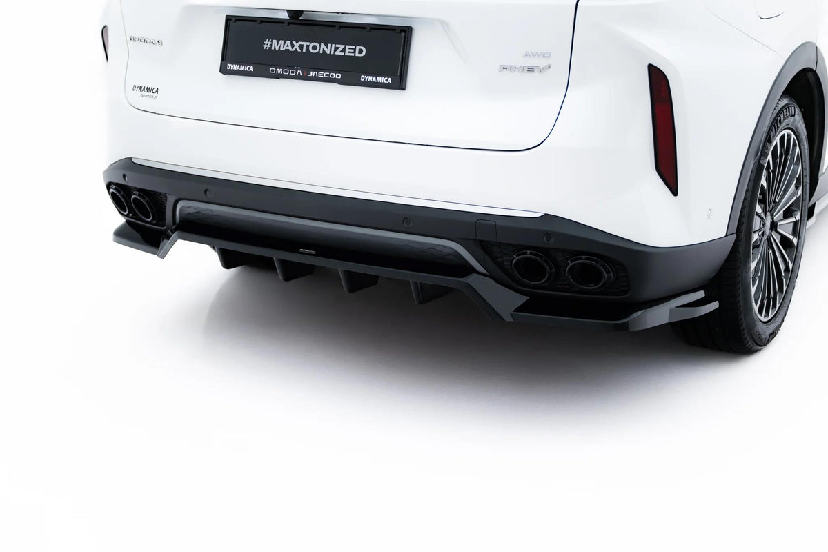 Street+ Mittlerer Diffusor RACE passend für Omoda 9 Mk1 schwarz Hochglanz – Ansicht 4