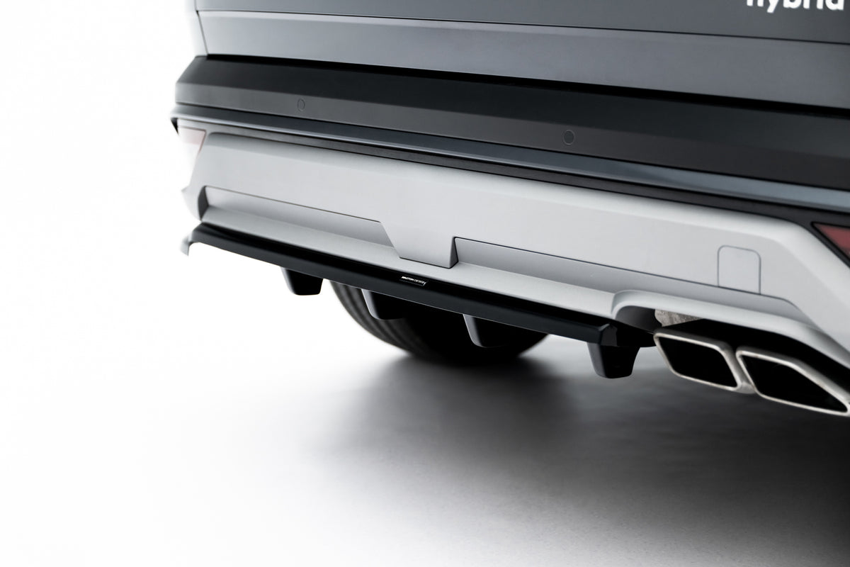 Street+ Mittlerer Diffusor RACE passend für Hyundai Tucson Mk4 Facelift schwarz Hochglanz – Ansicht 1