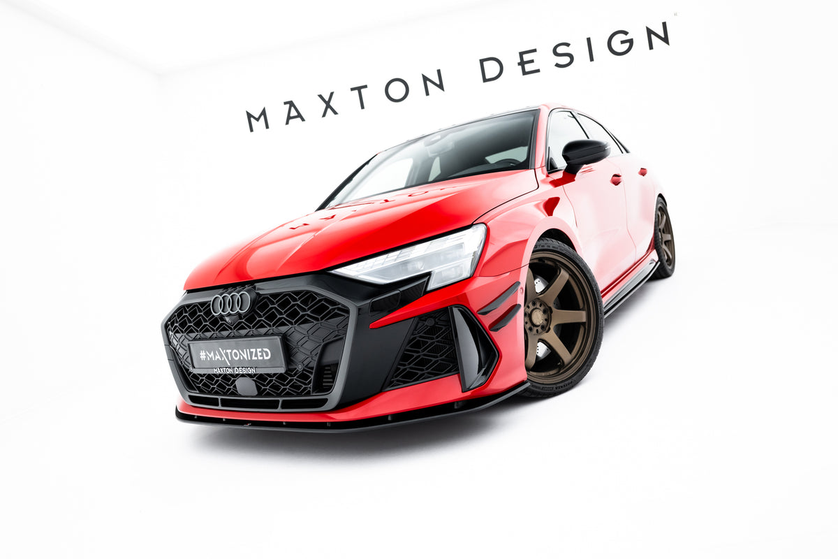 Street Pro Street+ Spoilerlippe Front Ansatz passend für Audi RS3 Sportback 8Y Facelift – Ansicht 1