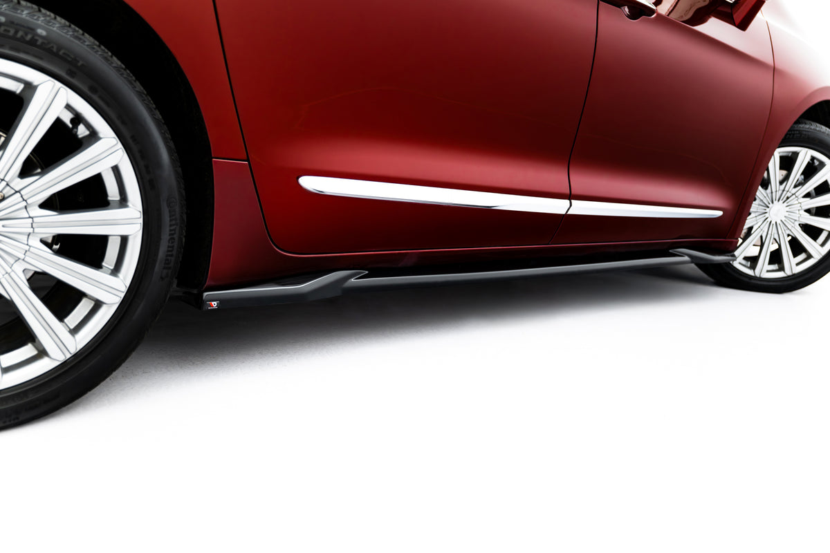 Street+ Seitenschweller Leisten V.2 passend für Chrysler Pacifica Mk2 schwarz Hochglanz – Ansicht 1