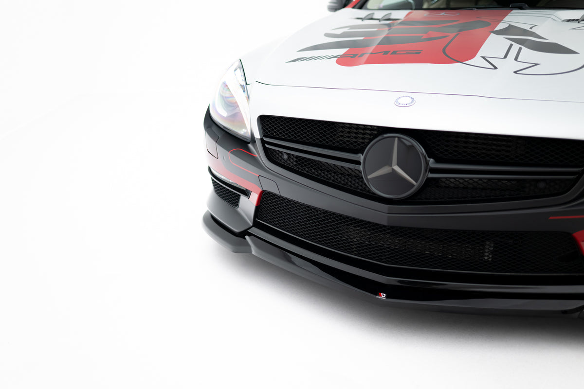 Street+ Spoilerlippe Front Ansatz V.2 passend für Mercedes-Benz SL 63 AMG R231 schwarz Hochglanz – Ansicht 7