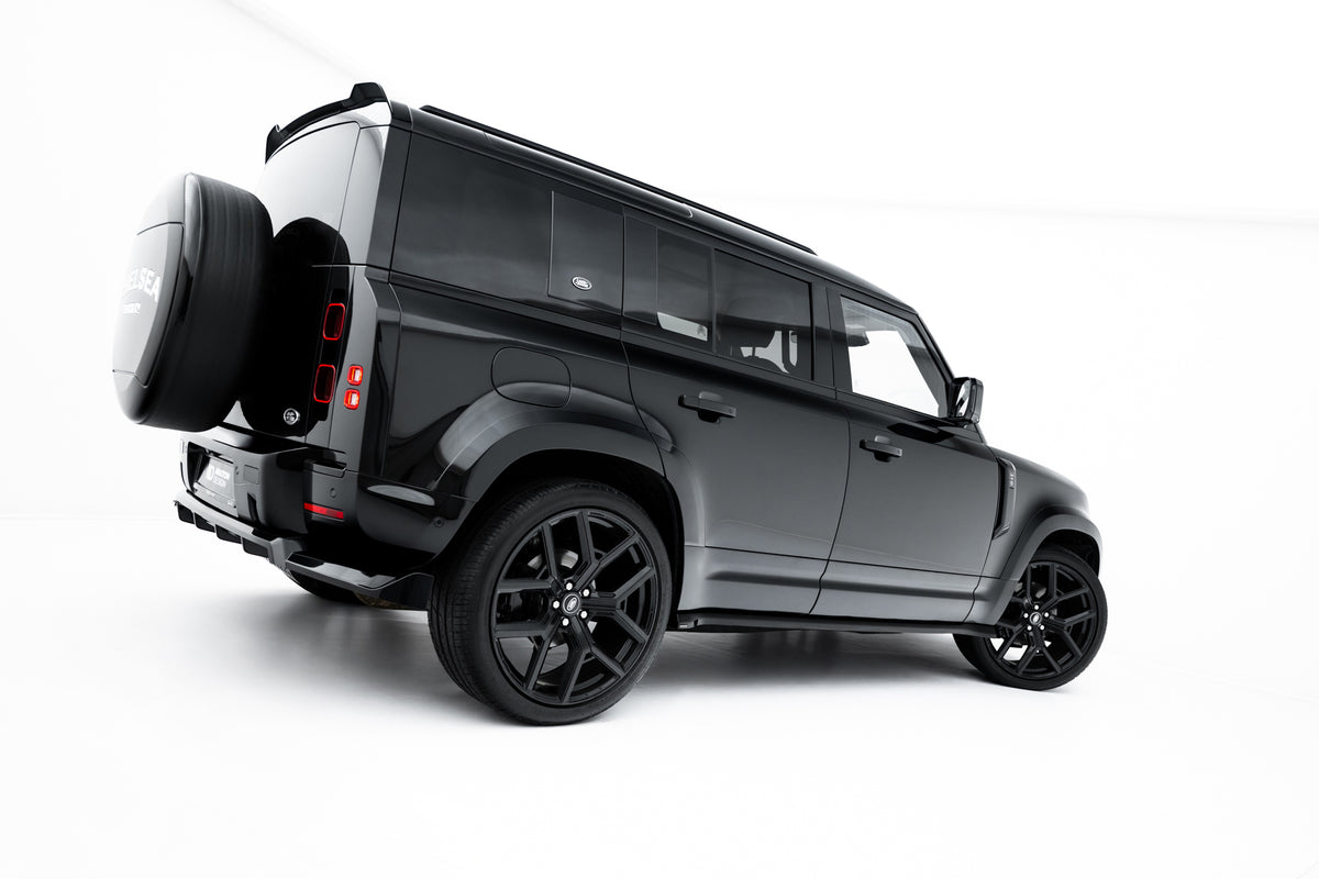 Street+ Seitenschweller Leisten passend für Land Rover Defender 110 Mk4 schwarz Hochglanz – Ansicht 3