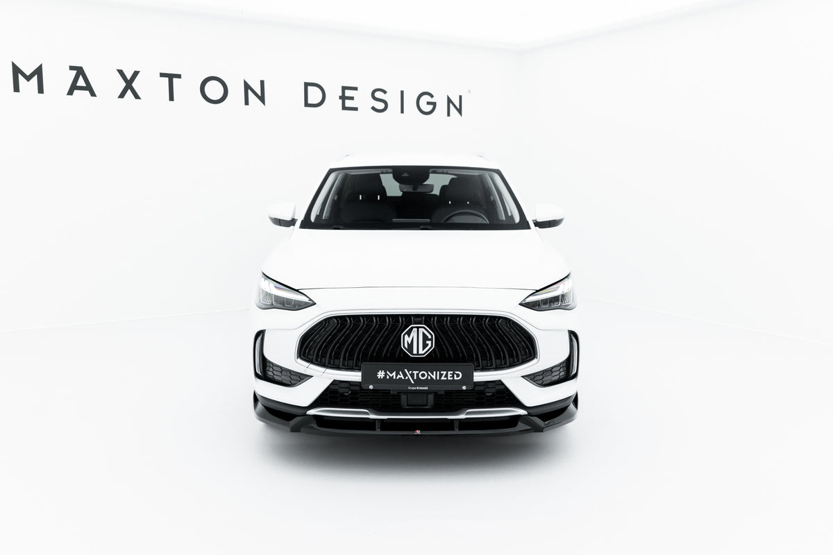 Street+ Spoilerlippe Front Ansatz passend für MG HS Mk1 Facelift schwarz Hochglanz – Ansicht 3