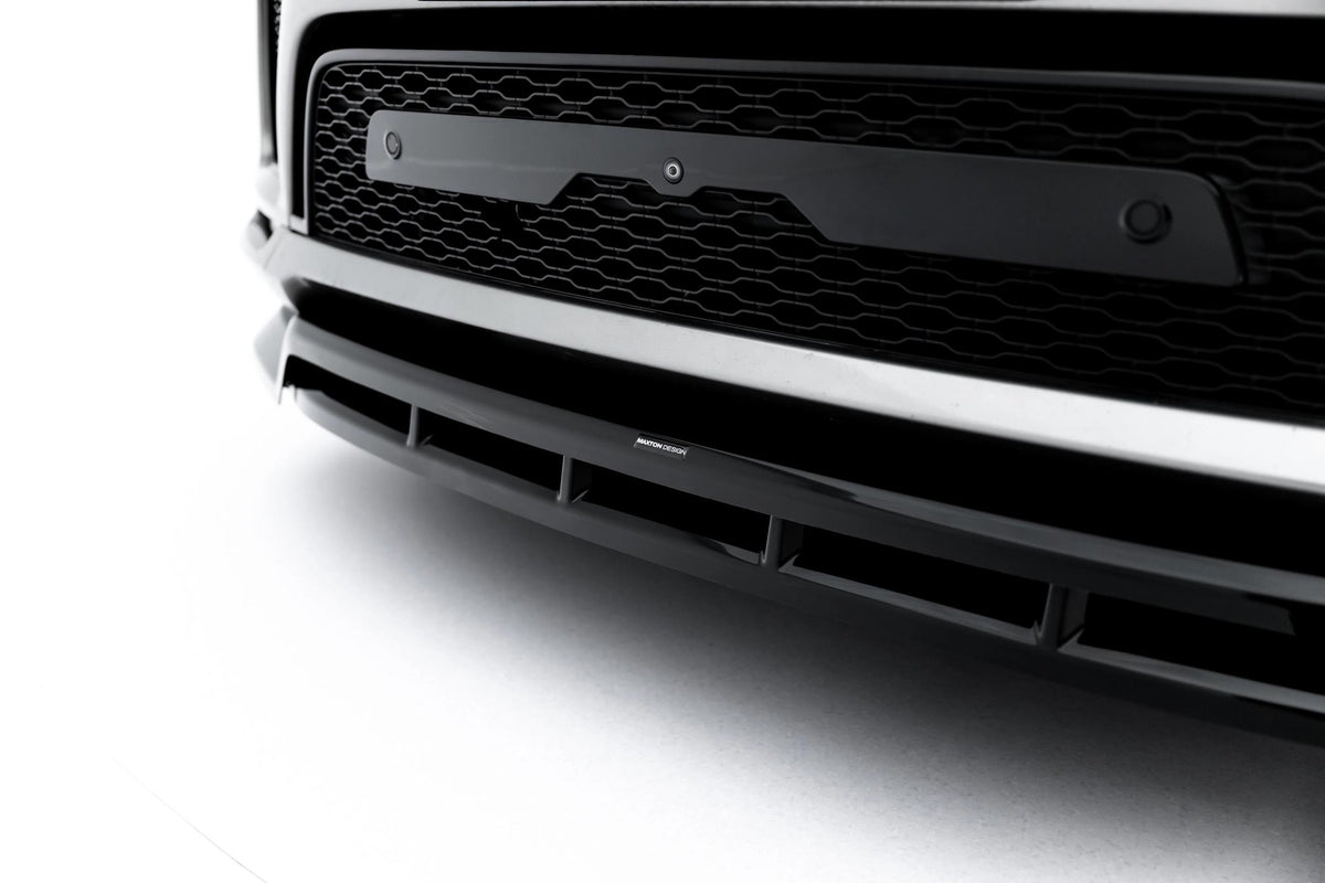 Street+ Spoilerlippe Front Ansatz passend für Land Rover Range Rover Sport Mk2 Facelift schwarz Hochglanz – Ansicht 5