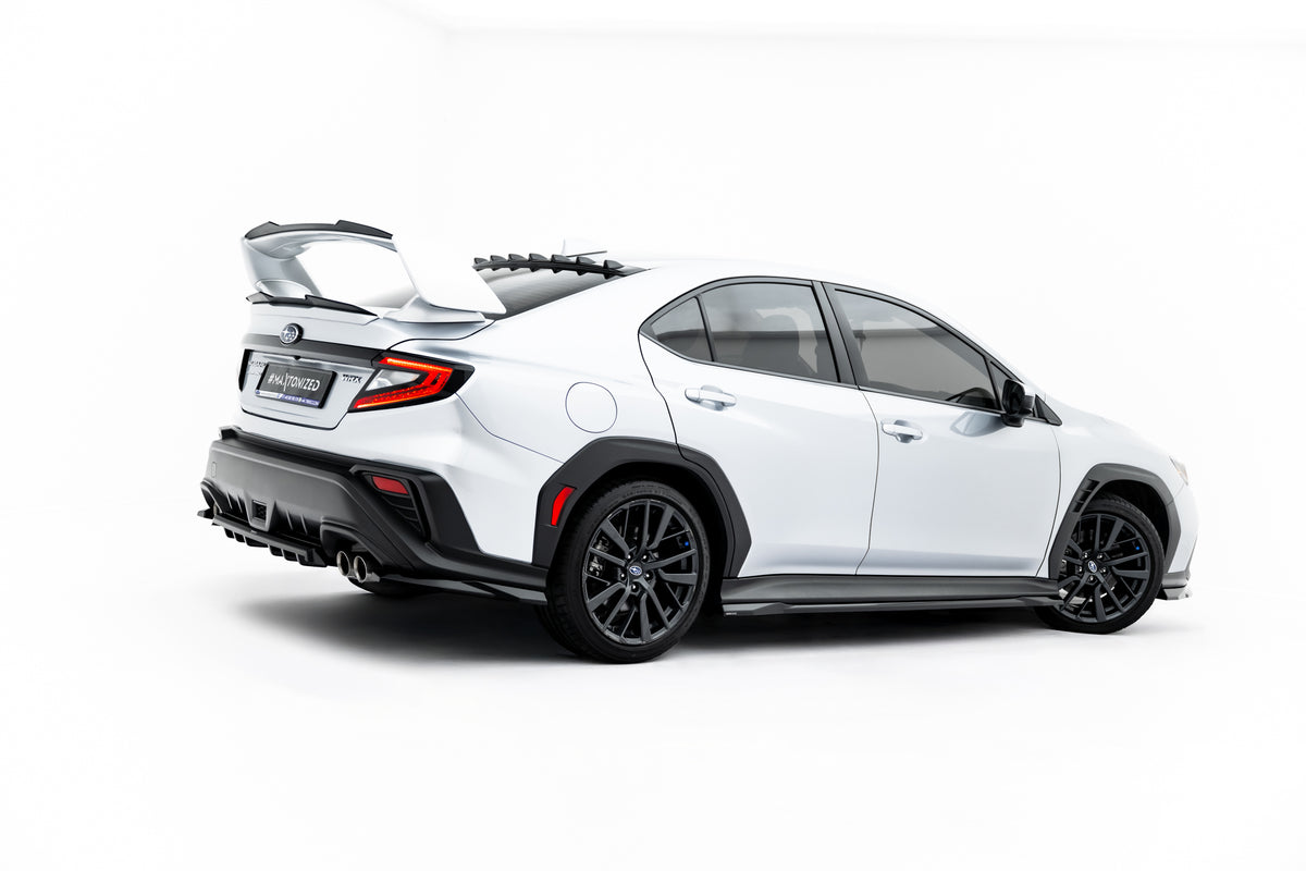 Street+ Seitenschweller Leisten passend für Subaru WRX STI Mk2 schwarz Hochglanz – Ansicht 2
