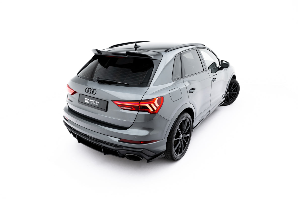 Heckspoiler Lippe 3D Audi RSQ3 SUV F3 schwarz Hochglanz – Ansicht 2