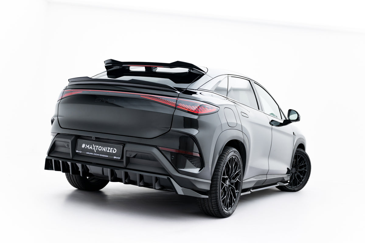 Street+ Mittlerer Diffusor RACE passend für BYD Sealion 7 Mk1 schwarz Hochglanz – Ansicht 2
