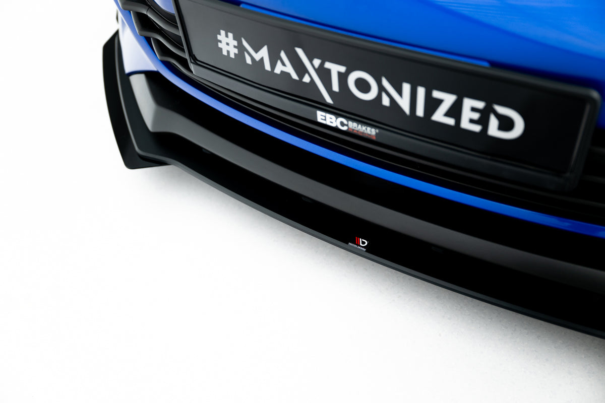 Street Pro Street+ Spoilerlippe Front Ansatz + Flaps passend für Subaru BRZ Mk2 schwarz Hochglanz – Ansicht 5
