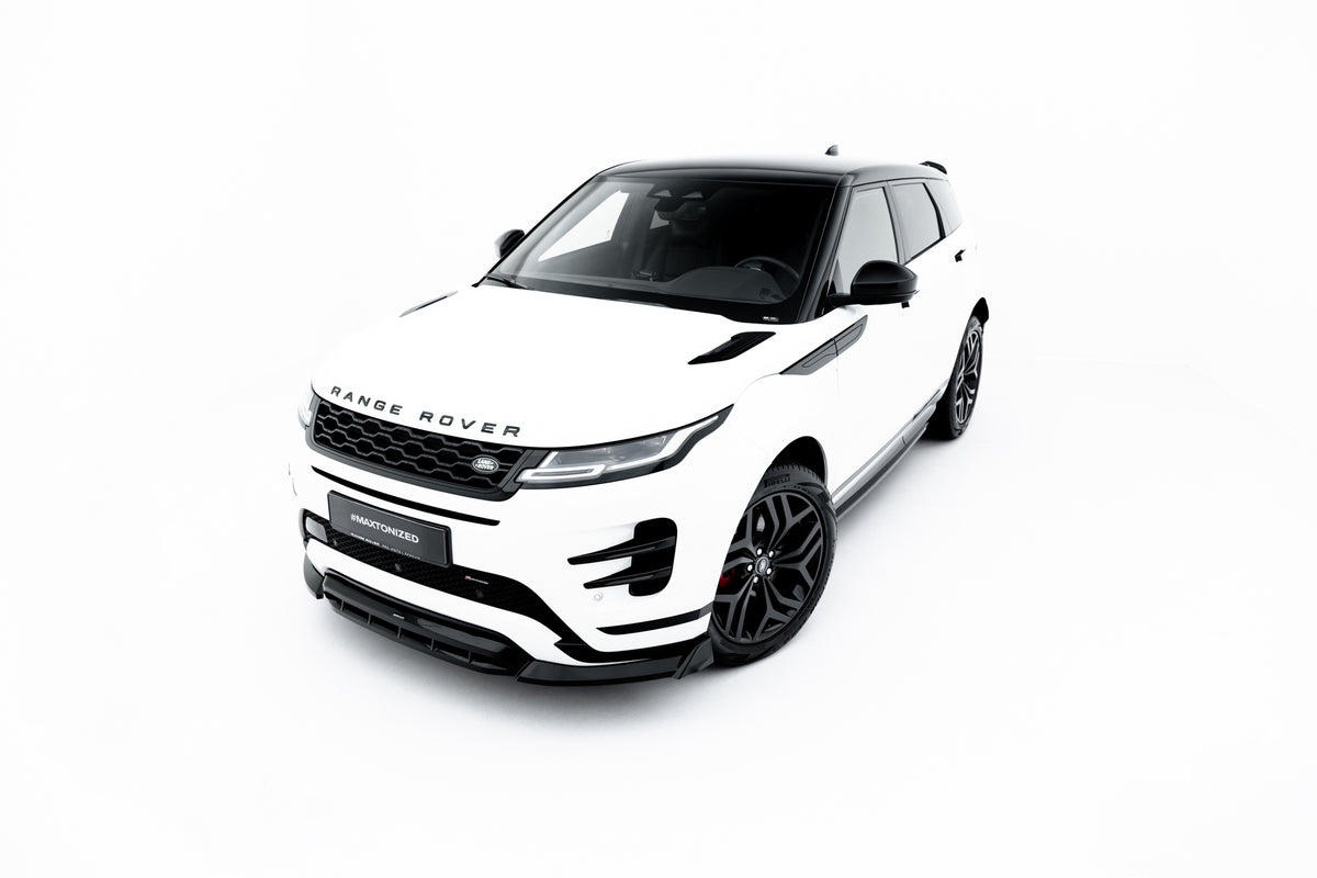 Street+ Spoilerlippe Front Ansatz passend für Land Rover Range Rover Evoque Dynamic Mk2 schwarz Hochglanz – Ansicht 1