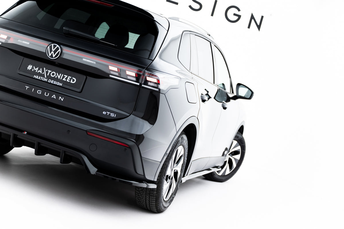 Street+ Mittlerer Diffusor RACE passend für VW Tiguan Mk3 schwarz Hochglanz – Ansicht 3