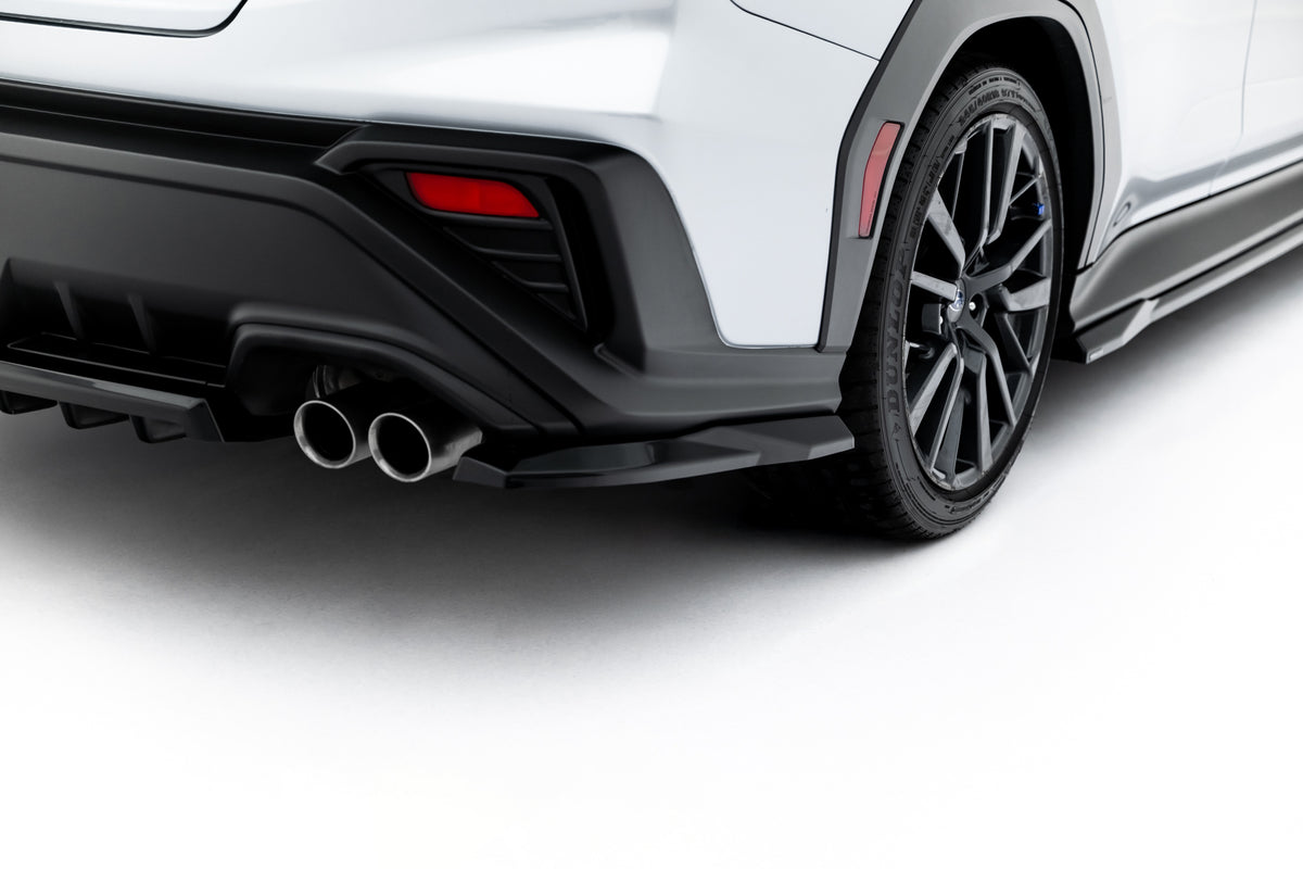 Heck Ansatz Flaps Diffusor passend für Subaru WRX STI Mk2 schwarz Hochglanz – Ansicht 3