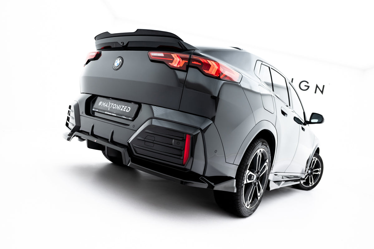 Street+ Mittlerer Diffusor RACE passend für BMW X2 M-Paket / iX2 U10 schwarz Hochglanz – Ansicht 2