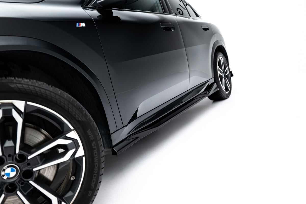 Street+ Seitenschweller Leisten passend für BMW X2 M35i U10 schwarz Hochglanz – Ansicht 2