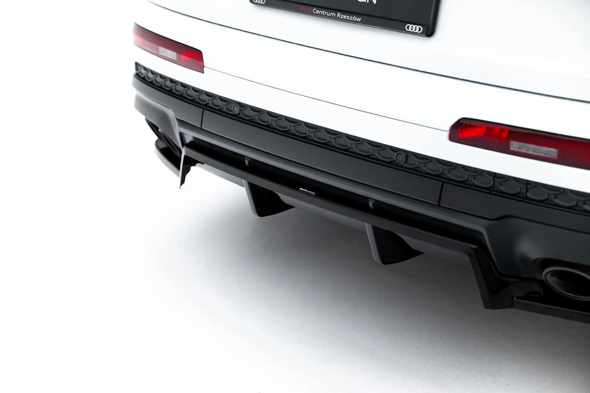 Street+ Mittlerer Diffusor RACE passend für Audi SQ7 Mk2 Facelift 2 schwarz Hochglanz – Ansicht 5