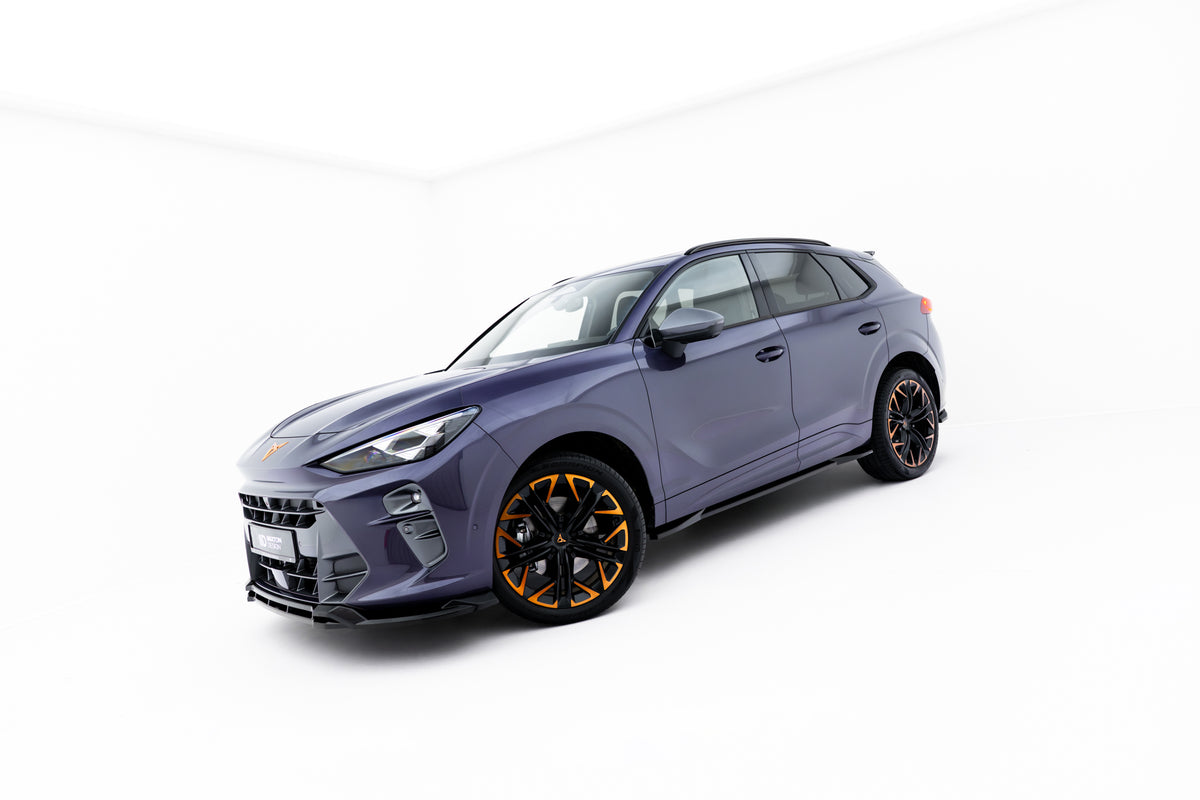 Street+ Spoilerlippe Front Ansatz V.2 passend für Cupra Terramar Mk1 schwarz Hochglanz – Ansicht 6