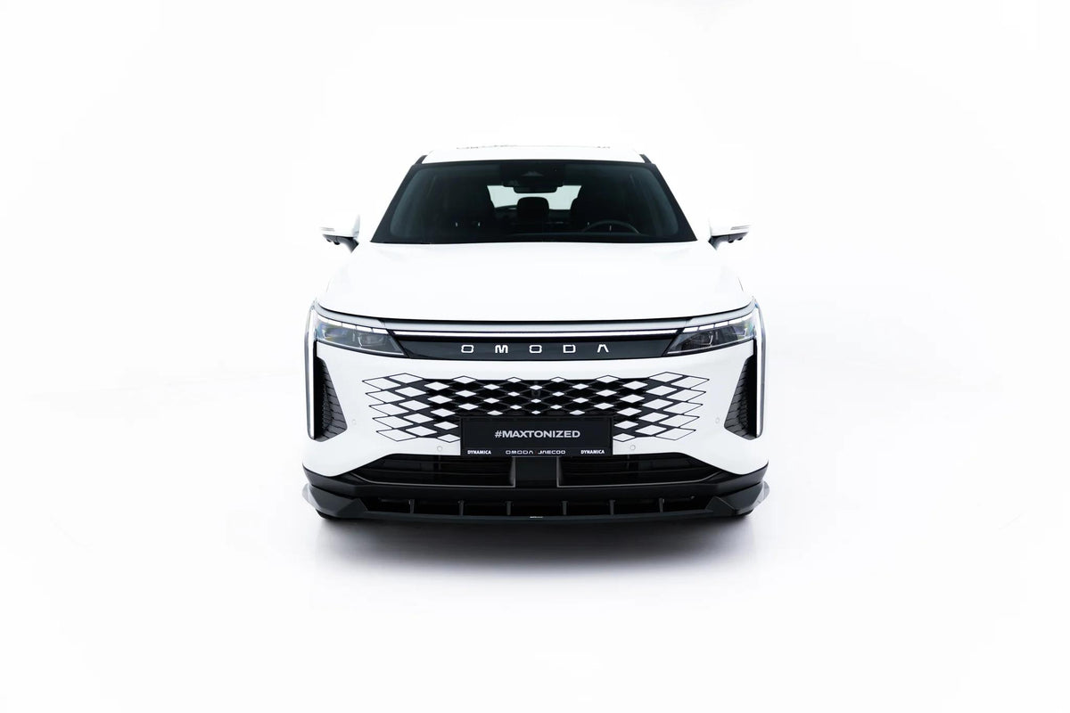 Street+ Spoilerlippe Front Ansatz passend für Omoda 9 Mk1 schwarz Hochglanz – Ansicht 5