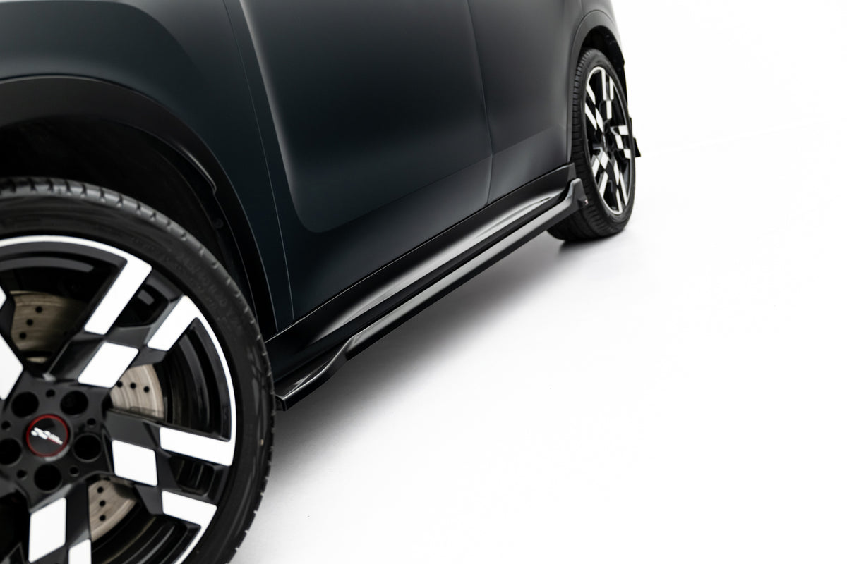 Street+ Seitenschweller Leisten passend für Mini Countryman JCW U25 schwarz Hochglanz – Ansicht 2