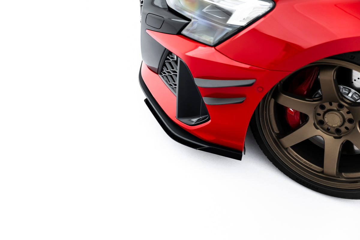 Front Stoßstange Flaps passend für Flaps Audi RS3 Sportback 8Y Facelift schwarz Hochglanz – Ansicht 3