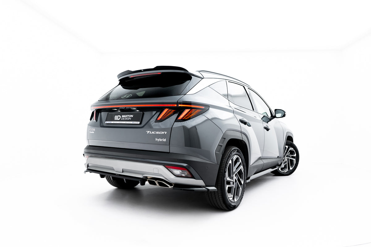 Street+ Mittlerer Diffusor RACE passend für Hyundai Tucson Mk4 Facelift schwarz Hochglanz – Ansicht 2