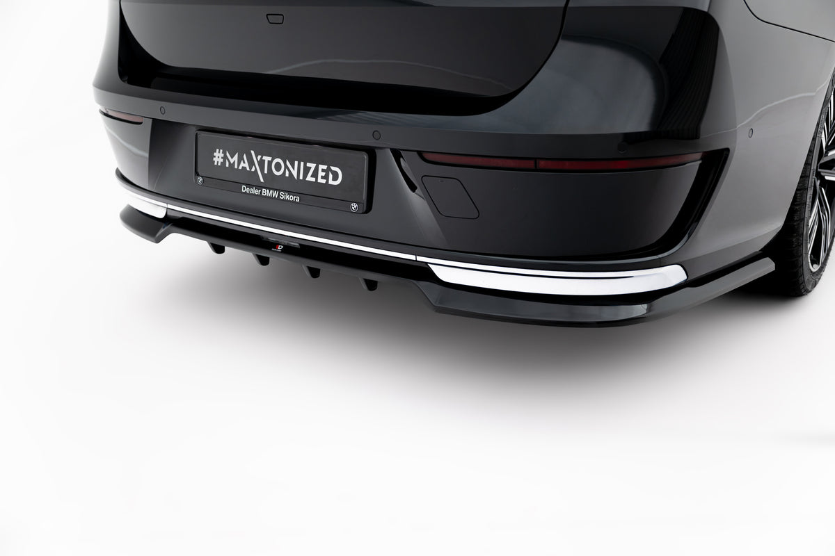 Street+ Mittlerer Diffusor RACE passend für BMW 7 G70 schwarz Hochglanz – Ansicht 3