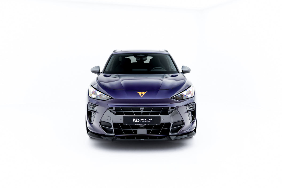 Street+ Spoilerlippe Front Ansatz V.1 passend für Cupra Terramar Mk1 schwarz Hochglanz – Ansicht 8