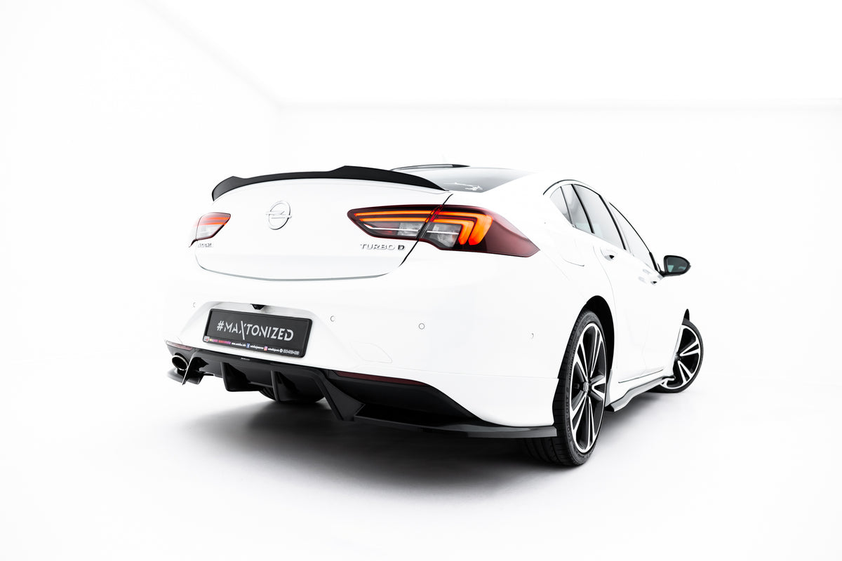 Street+ Mittlerer Diffusor RACE passend für Opel Insignia OPC-Line Mk2 schwarz Hochglanz – Ansicht 2