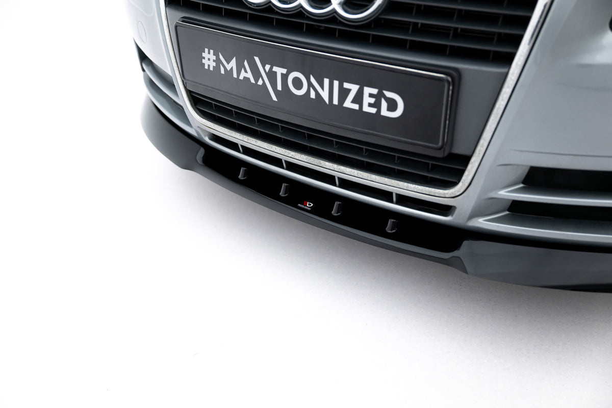 Front Diffuser V.1 Audi A4 B7 schwarz Hochglanz – Ansicht 4