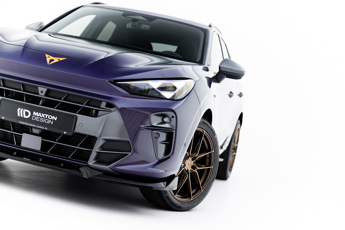 Street+ Spoilerlippe Front Ansatz V.1 passend für Cupra Terramar Mk1 schwarz Hochglanz – Ansicht 5