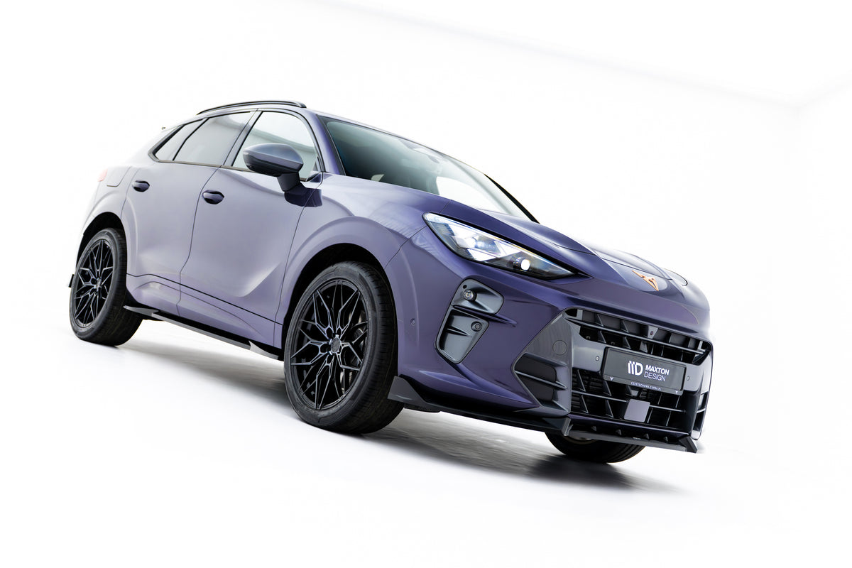 Street+ Spoilerlippe Front Ansatz V.1 passend für Cupra Terramar Mk1 schwarz Hochglanz – Ansicht 7