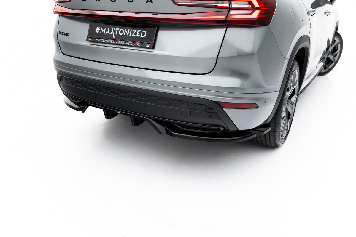 Street+ Mittlerer Diffusor RACE passend für Skoda Kodiaq Sportline Mk2 schwarz Hochglanz – Ansicht 6