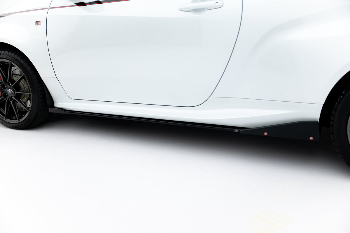 Street+ Seitenschweller Leisten V.2 passend für + Flaps passend für Toyota GR Yaris Mk4 – Ansicht 4