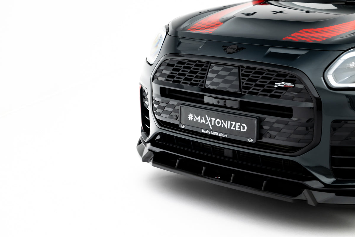 Street+ Spoilerlippe Front Ansatz passend für Mini Countryman JCW U25 schwarz Hochglanz – Ansicht 5