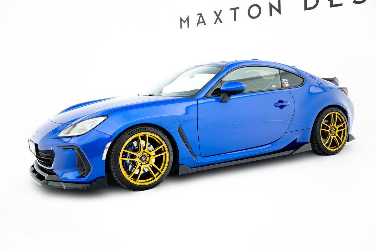 Street+ Seitenschweller Leisten passend für V.3 passend für Subaru BRZ Mk2 schwarz Hochglanz – Ansicht 1