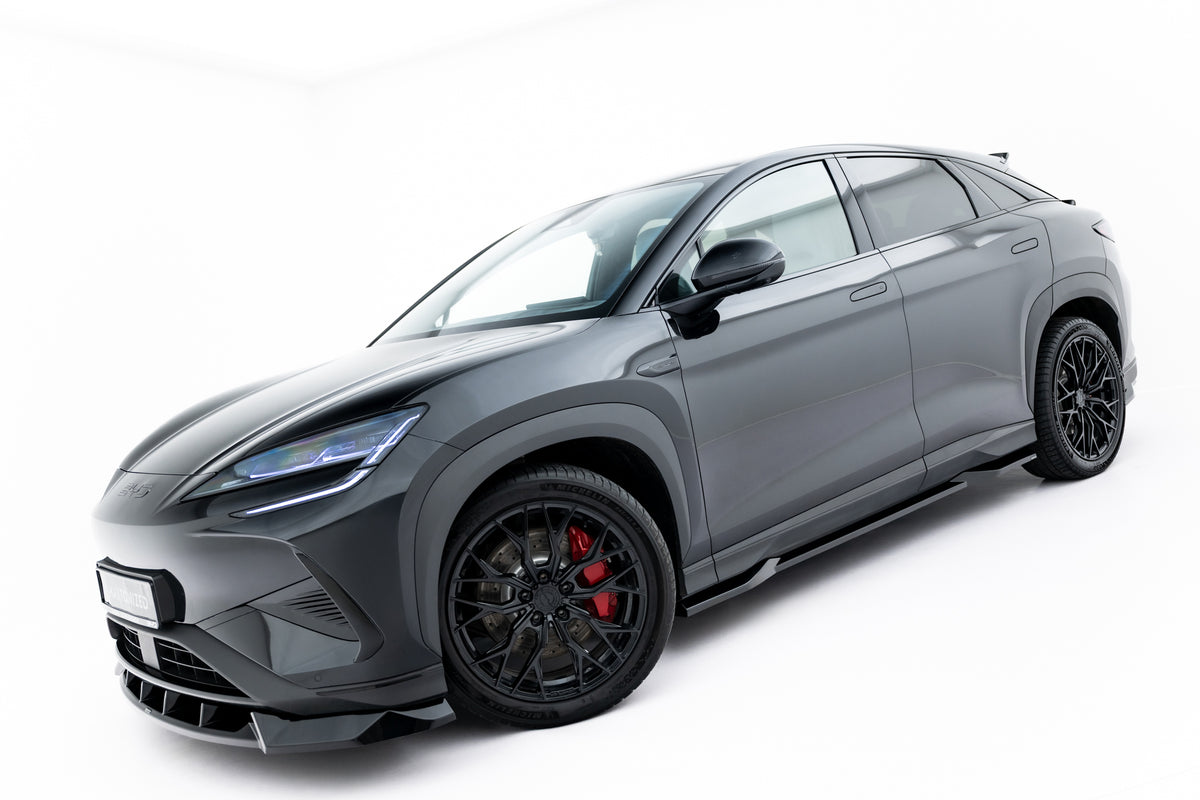 Street+ Seitenschweller Leisten passend für BYD Sealion 7 Mk1 schwarz Hochglanz – Ansicht 4