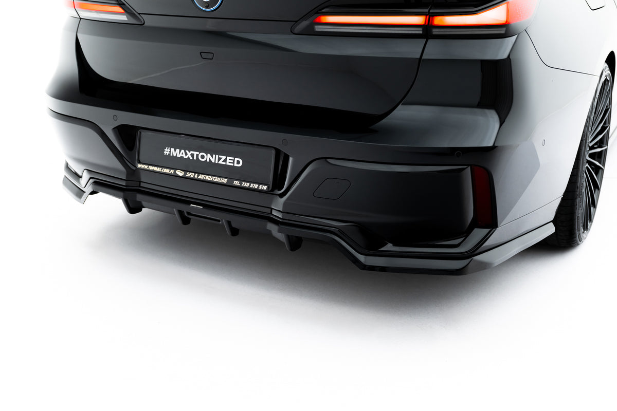 Street+ Mittlerer Diffusor RACE V.2 passend für BMW 7 M-Paket G70 schwarz Hochglanz – Ansicht 1