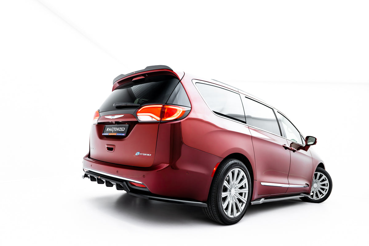 Street+ Seitenschweller Leisten V.2 passend für Chrysler Pacifica Mk2 schwarz Hochglanz – Ansicht 4