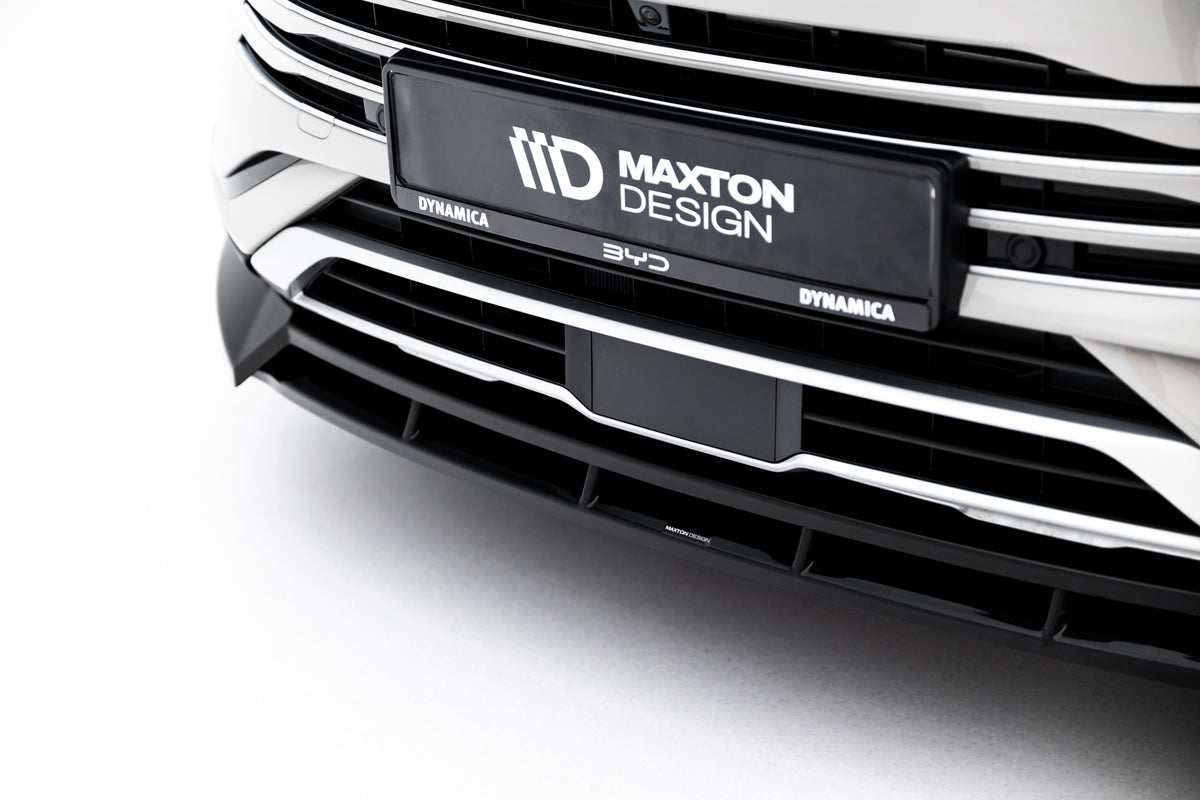 Street+ Spoilerlippe Front Ansatz V.1 passend für BYD Seal U Mk1 schwarz Hochglanz – Ansicht 5