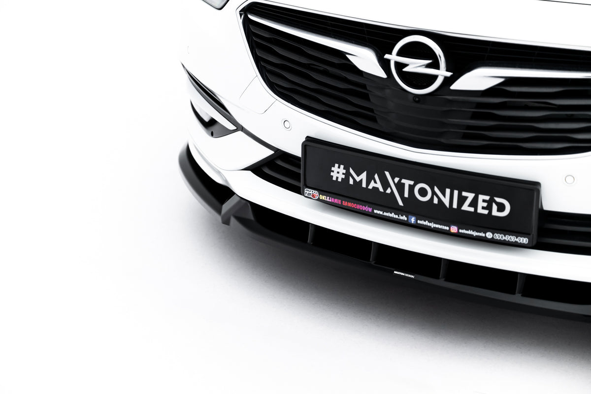 Street+ Spoilerlippe Front Ansatz passend für Opel Insignia OPC-Line Mk2 schwarz Hochglanz – Ansicht 4