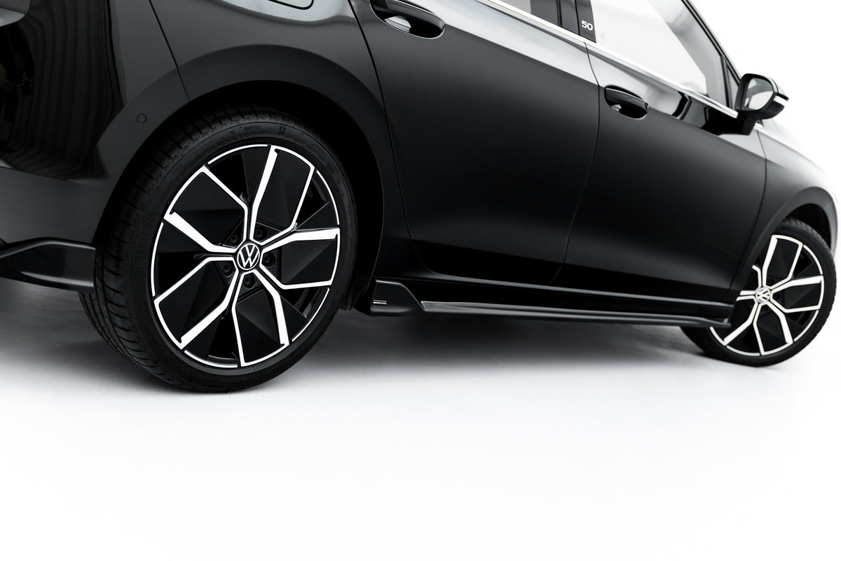 Street+ Seitenschweller Leisten passend für VW Golf Hatchback Mk8 Facelift schwarz Hochglanz – Ansicht 3