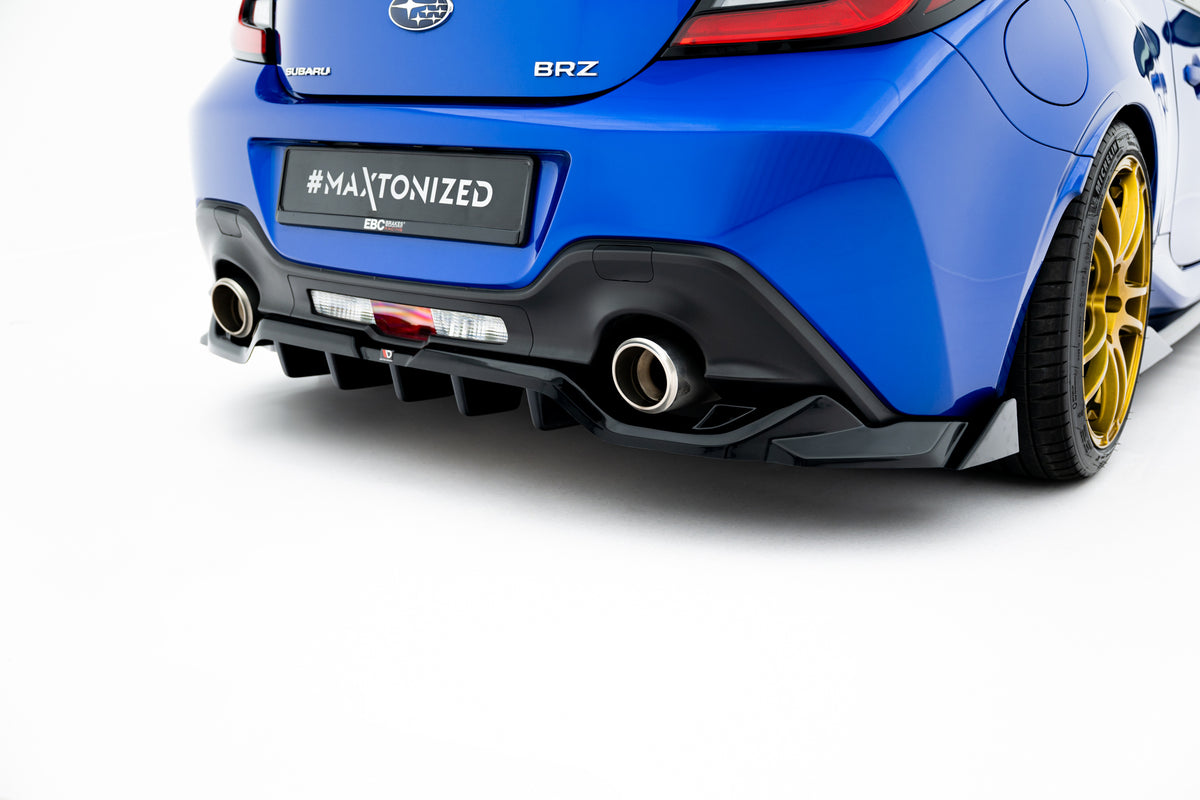 Street+ Mittlerer Diffusor RACE passend für V.3 Subaru BRZ Mk2 schwarz Hochglanz – Ansicht 3