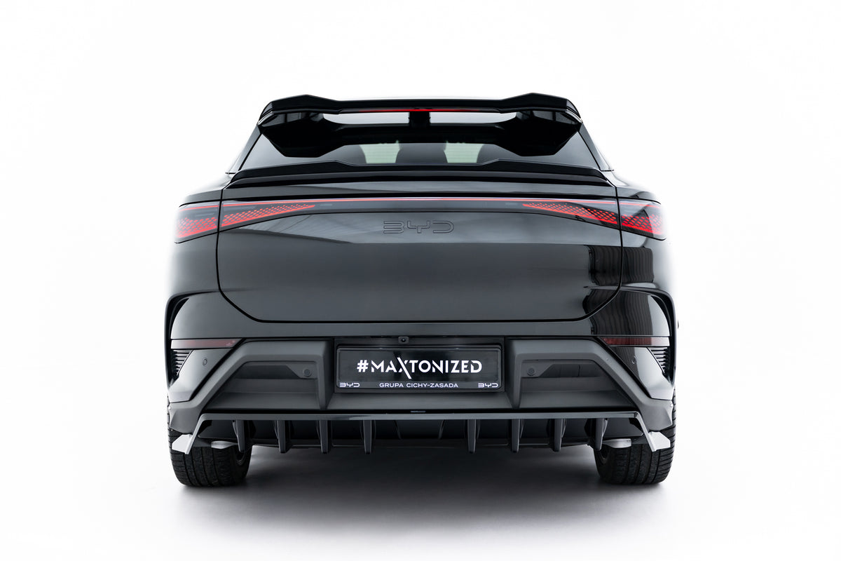 Street+ Mittlerer Diffusor RACE passend für BYD Sealion 7 Mk1 schwarz Hochglanz – Ansicht 5