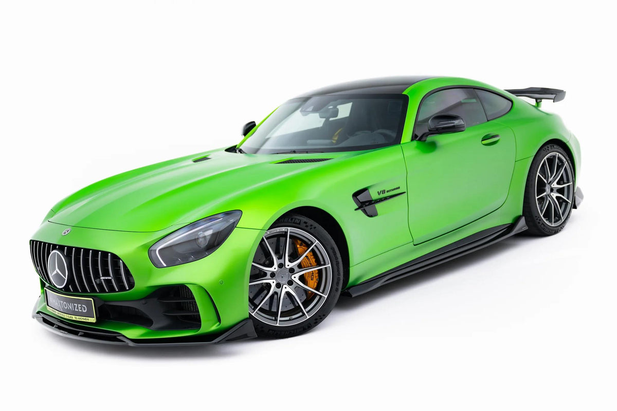 Street+ Seitenschweller Leisten passend für Mercedes-AMG GT R C190 Facelift schwarz Hochglanz – Ansicht 2