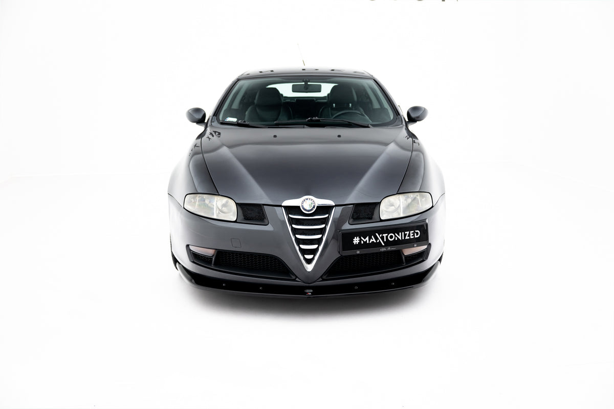 Street+ Spoilerlippe Front Ansatz V.1 passend für Alfa Romeo GT schwarz Hochglanz – Ansicht 1