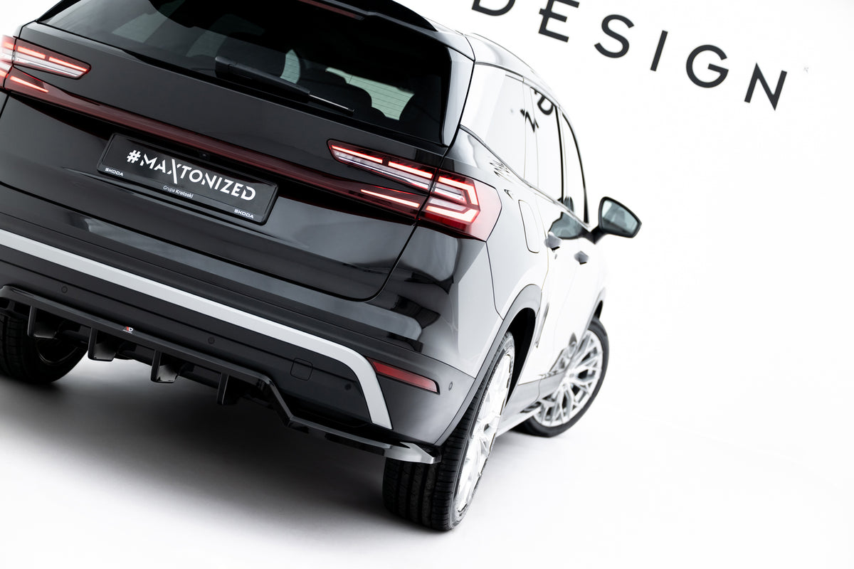 Street+ Mittlerer Diffusor RACE passend für Skoda Kodiaq Mk2 schwarz Hochglanz – Ansicht 2