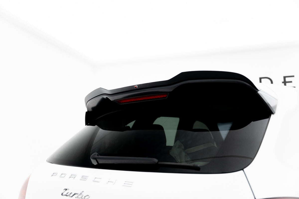 Heckspoiler Lippe Porsche Cayenne Turbo / Standard Mk2 schwarz Hochglanz – Ansicht 4