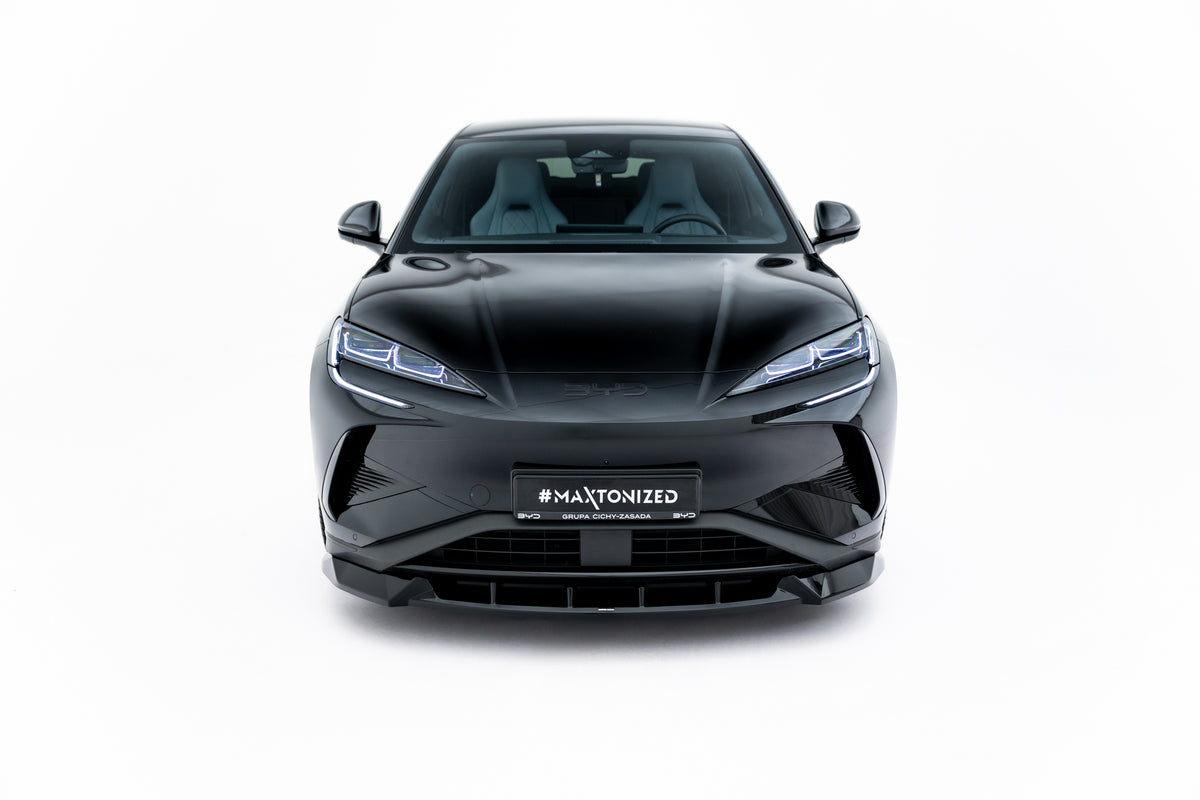 Street+ Spoilerlippe Front Ansatz passend für BYD Sealion 7 Mk1 schwarz Hochglanz – Ansicht 4