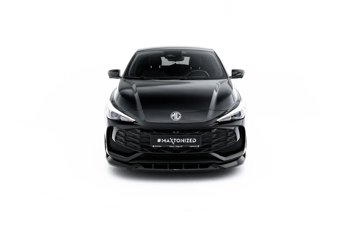 Street+ Spoilerlippe Front Ansatz V.1 passend für MG 3 Mk1 schwarz Hochglanz – Ansicht 5