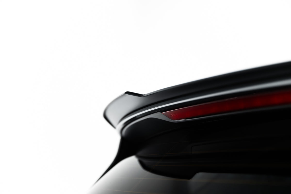 Heckspoiler Lippe Renault Clio Mk5 Facelift schwarz Hochglanz – Ansicht 6