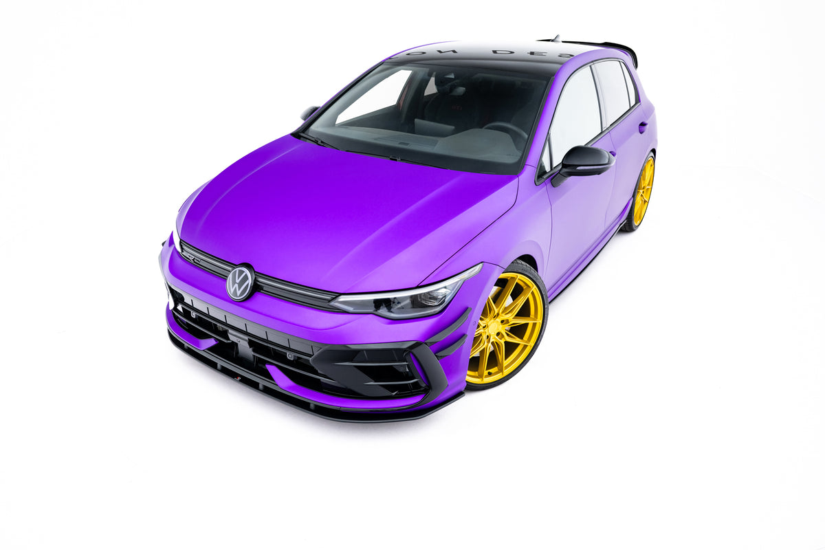 Street Pro Street+ Spoilerlippe Front Ansatz passend für VW Golf R Hatchback Mk8 Facelift – Ansicht 2